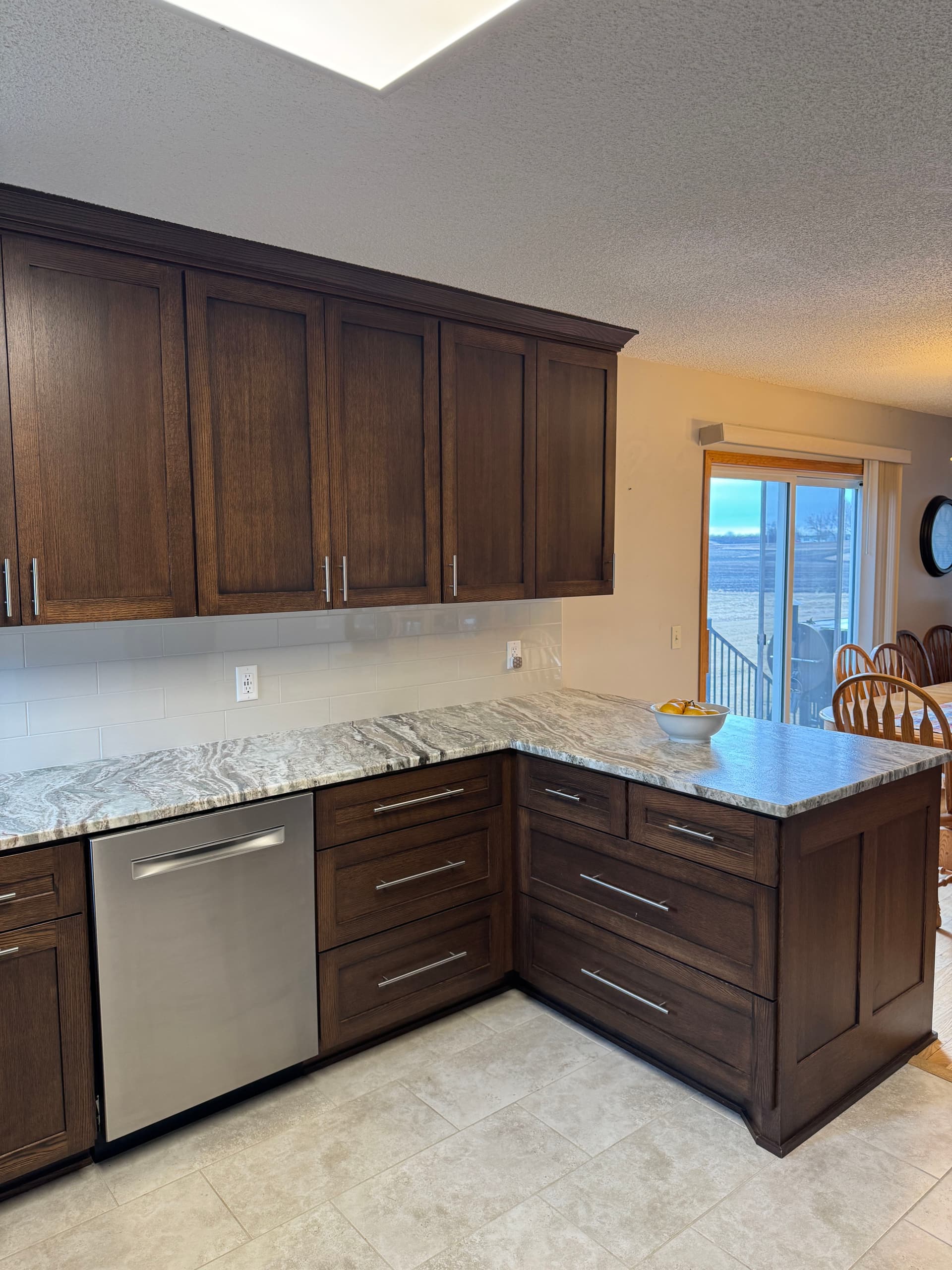 Gallery photos for Kitchen Redesign Brings Dark Elegance: Image #3